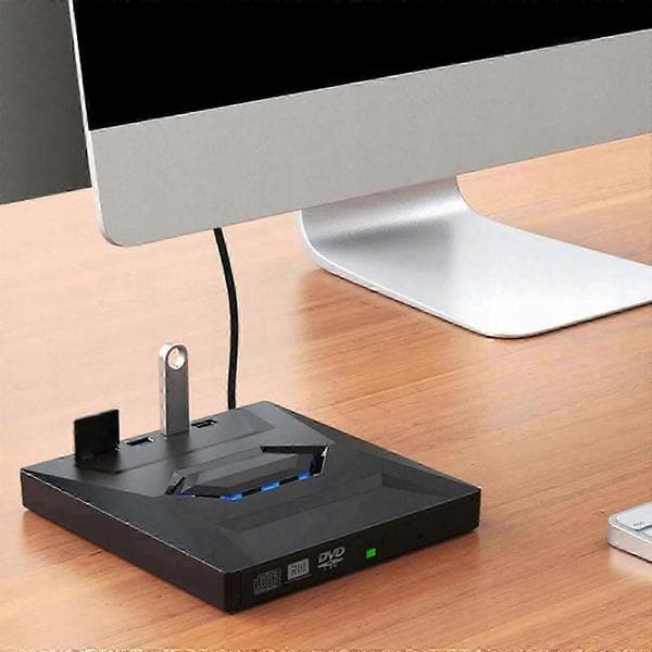 Bærbar MiniDisc-afspiller med USB-optagelse og eksternt DVD-drev