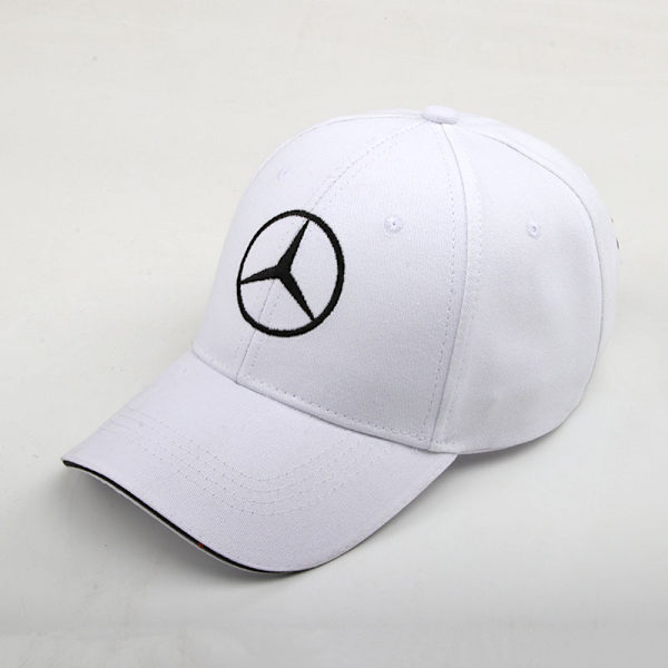 Benz original baseballcaps, unisex, hvit