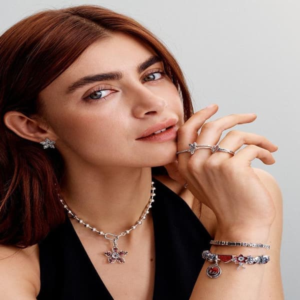 Pandora - Stranger Things - Snake Chain Bracelet with Clasp - Sterling Silver 17 cm 6.7in/17cm