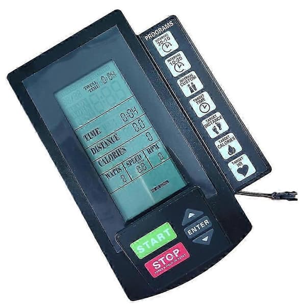 Vindmodstand Motionscykel Tæller Display Erstatningsmonitor Speedometer Udgave 0120