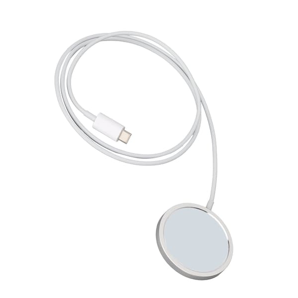15W Magnetic Wireless Charging Pad for iPhone 13 Pro 12 Pro White