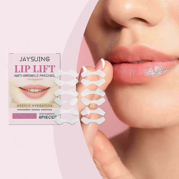 Jaysui Läppvårdspatch - Skonsam och Återfuktande Läppvård - Ansikts Smile Line Makeup Primer - Smile Patch