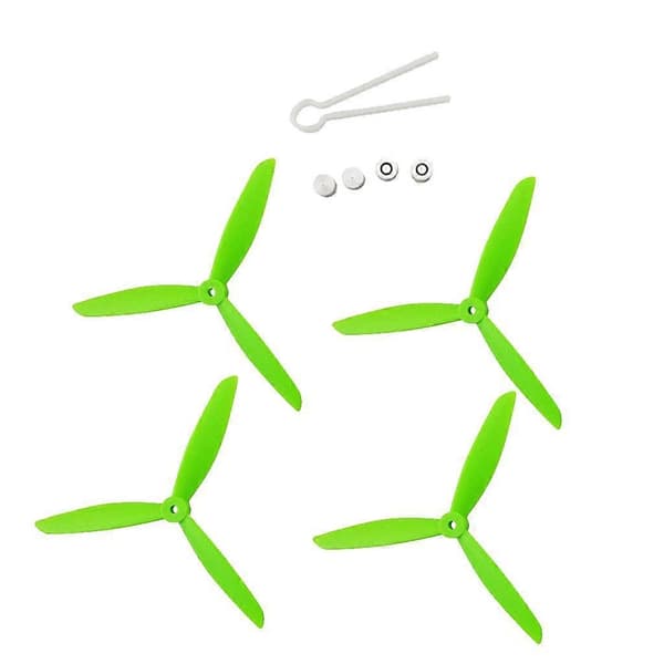 4X plast tre propell erstatning for MJX B HS700 Green