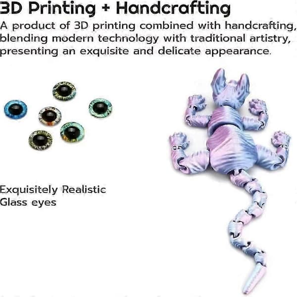 Realistisk staty av nakenkatt - 3D-printad djurprydnad & kattleksak för heminredning och samlare Red