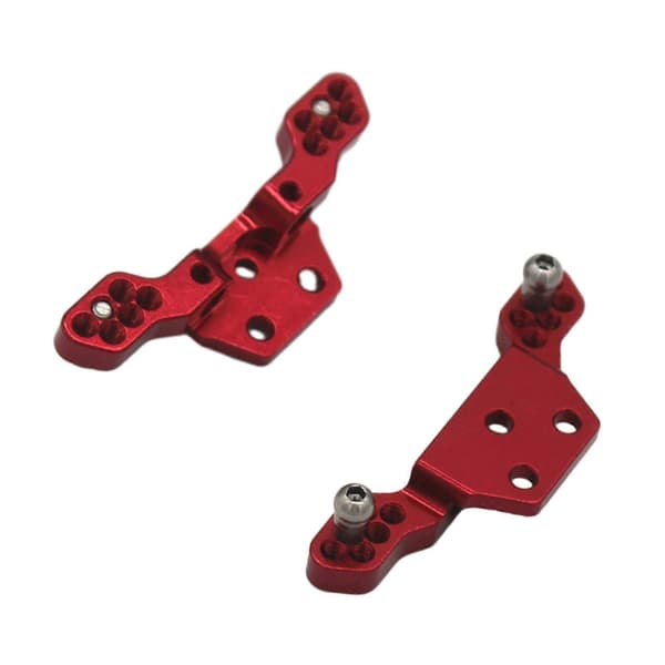 2 stk. RC Stødbeslag Dele Multi Hul Justerbar Metal Stødbeslag til Wltoys red