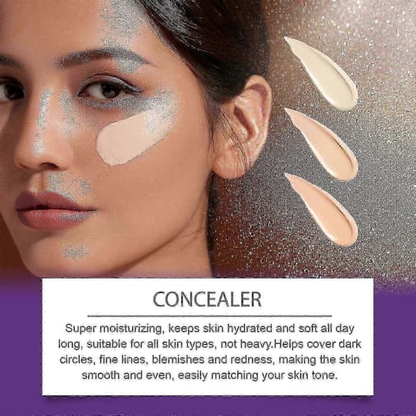 Lättviktig återfuktande concealer för felfri, långvarig täckning