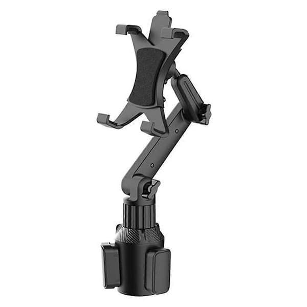 Praktisk og smuk bilkopholder tabletmontering Universal lang hals bilkop mini PC-holder 2 aksel roterende tabletter bilmontering