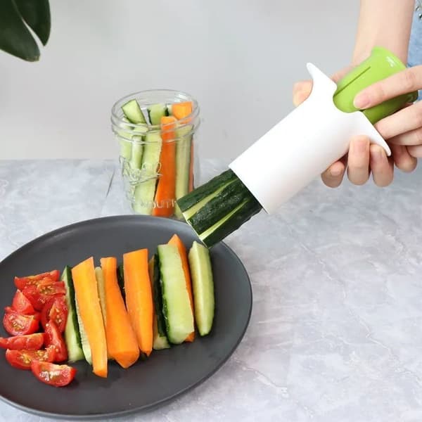 Multifunksjonell Frukt- og Grønnsakskutter Fruktsalatmaskin Fruktdispenser
