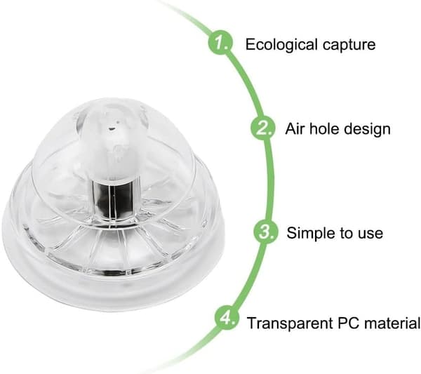 1 gennemsigtig snegleholder, sneglebur til akvarium
