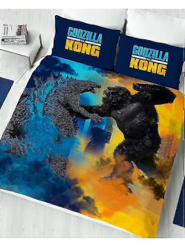 25-26 Godzilla Vs Kong Påslakan och Örngott Set