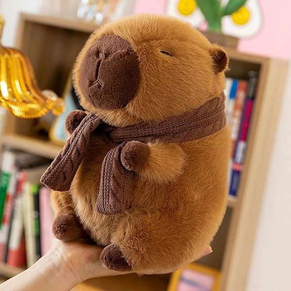 Skjerf Capybara Kosedyr Capybara Utstoppede Dyr Kosedyr 45cm