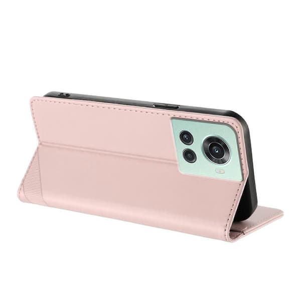 Preget lommebok PU-deksel til OnePlus 10R Pink For OnePlus 10R