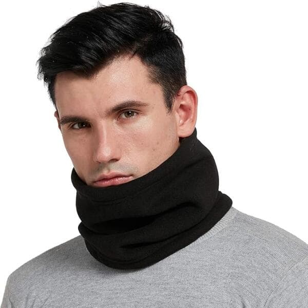 Unisex Vinter Utendørs Termisk Snood Fleece Skihalsvarmer for Menn og Kvinner