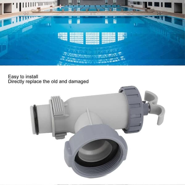 Pool Stempelventil 10747 til Intex 1500 2500 4000, 40mm/57mm Gevind