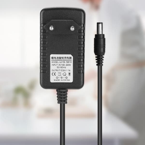 Multi-level beskyttelse 12.6V/1A Adaptiv Lithium Batterioplader 100-240V Indgang - EU-stik