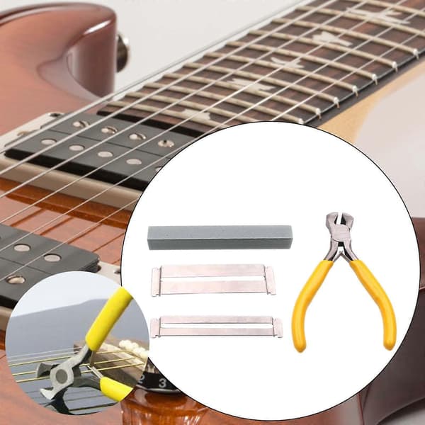 Gitarrsträngstång Bandavbitare Bandverktyg Bandtrådsdragare Luthierverktyg Bent Guards