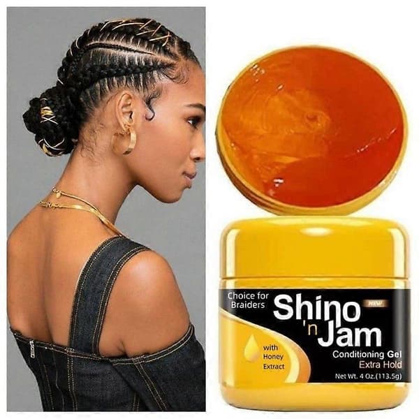 Flätgel Extra Stark Hållbarhet 113g | Stylinggel för Lockigt Hår, Kantkontrollgel, Hår för Flätning, Lockar, Vårdande Gel Extra Stark Hållbarhet 2pcs