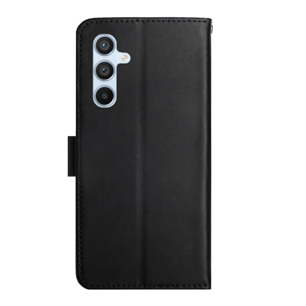 HT02 Ekte skinntelefondeksel til Samsung Galaxy M15 5G Black