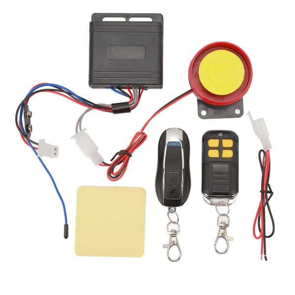1-Way Motorcycle Remote Control Alarm Kit 12V Anti-Theft Waterproof Alarm System for Scooter Motorcycle