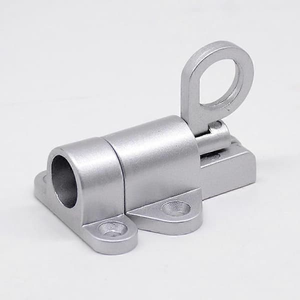 Praktisk och vacker 4st Aluminiumlegering Grind Säkerhet Dragring Fjäderstuds Dörrbult Lås