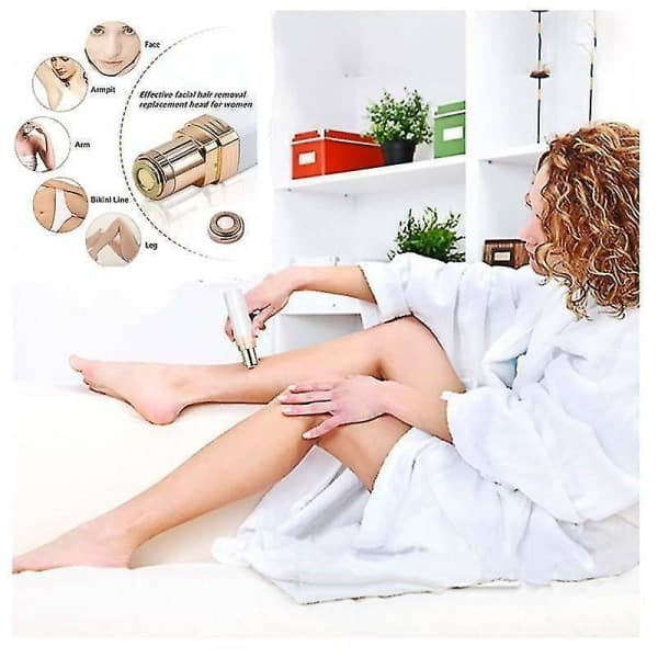 4 stk. Fejlfri Hårfjernings Erstatningshoveder Blade Finishing Touch Epilator