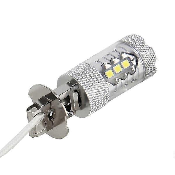 2025 2 kpl H3 DC 12V 5W 250LM auton sumuvalot 16 SMD-2835 LED-polttimolla