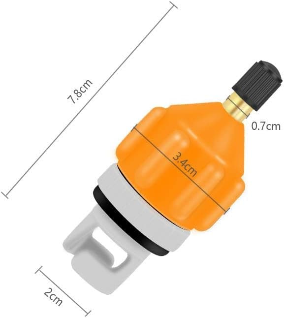 Ventiladapter, Kajakkpumpeadapter Inflator Dysekompressor Tilbehør