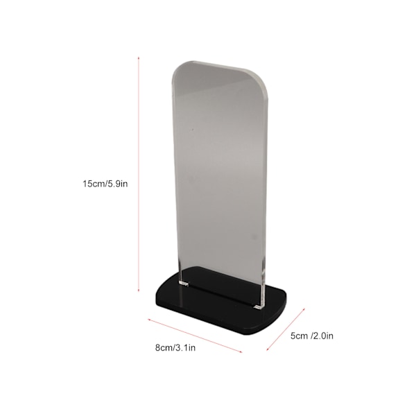 2 stk. Akryl Boksehandskestaender Vertikal Boksehandskestaender Akryl Handskeholder Sort