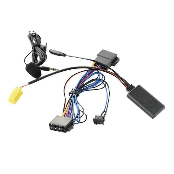 Bil Bluetooth 5.0 Aux Kabel Mikrofon Håndsfritt Mobiltelefon Gratis Samtale Adapter For Rd09 Radio