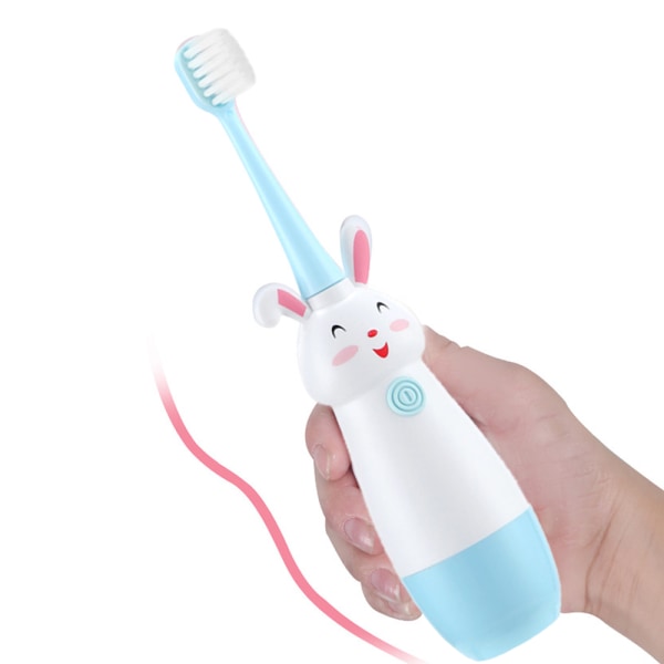 Elektrisk tandborste för barn Sonic tandborste, 2-9 år gammal, mjukt borsthuvud