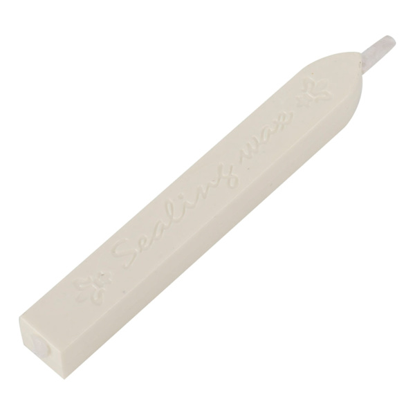 EU Retro Stil Forseglingsvoks Trehåndtak Forseglingstempel Kreativ Gave Stempel (081000 Hvit)