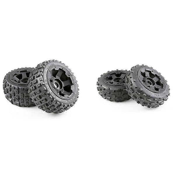 Däck och hjulnav set för 1/5 Hpi Km Baja 5b Rc Bildelar - Bakre 170x80