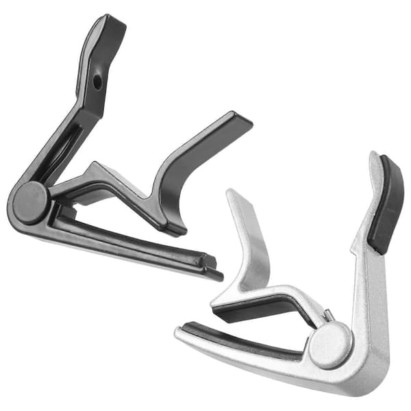 2 st Capo Gitarrtrigger för akustisk gitarr, elgitarr, ukulele, banjo, folkgitarr, instrument för elbas