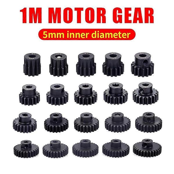 M1 5mm 21t Stål Metall Pin Ar För 1/10 Rc Bil