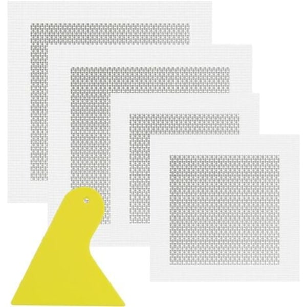 4 kpl Alumiininen Seinäkorjauslaastari 4/6 tuumaa Itseliimautuva Verkkoseinäkorjauslaastari Kipsilevykorjaustyökalut Verkkokorjaus Kipsilevykatolle Kipsilevylle
