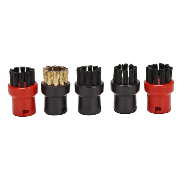 5 stk. Dyse Nylon Messing Bust Børster For Sc1 Sc2 Sc3 Sc4 Sc5 Sc7 Easyfix Mopp Klut Filler Damp Cl