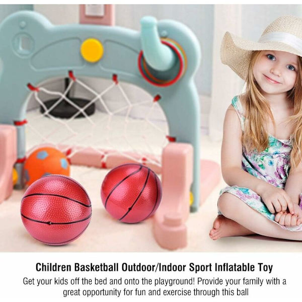Basketballløyse, småbarn;barnebasket, utendørs barnebasket;innendørs sport, oppblåsbare baller for barn