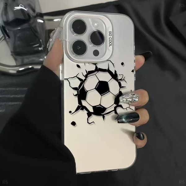 Unikt och kreativt VM-exploderande fotbollsdesign mobilskal – iPhone 12 Promax