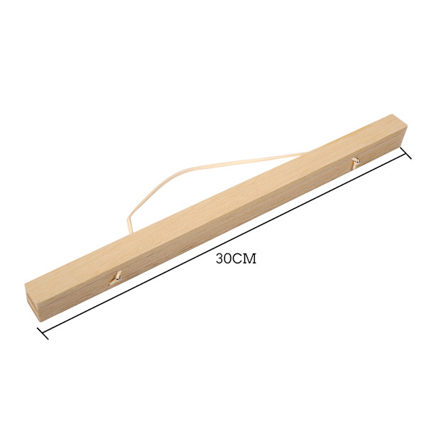 Moderne Magnetisk Sagflis Bilde Ramme DIY Poster Rull Trykk Kunstverk Henger Hvit Tre 30CM