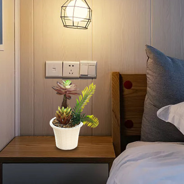 2 st konstgjorda suckulenter kombination bonsai kreativ mode