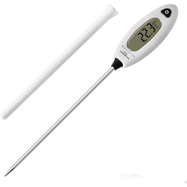 Stilren och Användarvänlig Termometer, Lämplig för Matlagning Inomhus och Utomhus, Brett Mätområde -50°C ~ 300°C / -58°F ~ 572°F, Omedelbara Avläsningar