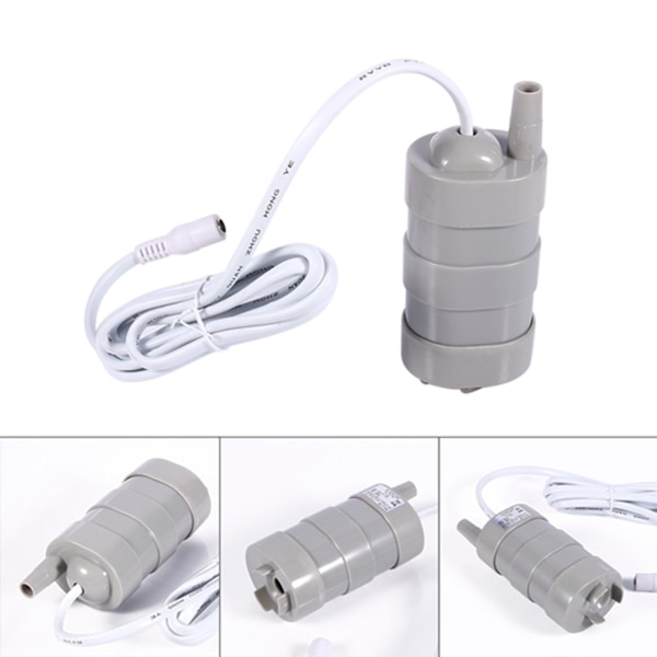 Dränkbar Vattenpump, Mikro Vattenpump Med Förstklassigt Material Och Stabil Effektiv Drift, Lämplig För Akvarium Fisk Tank Fontän, Kompakt Ultra