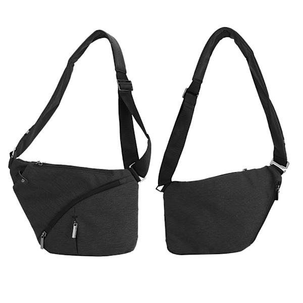 Canvas Sport Sling Utomhus Enkel Axelväska Vattentät Ryggsäck