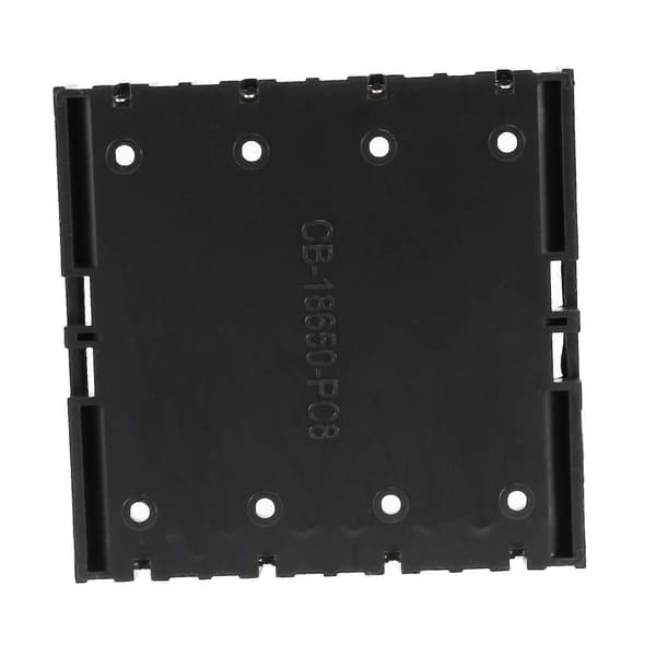 10x batteriholderboks svart for 4x 13,7v