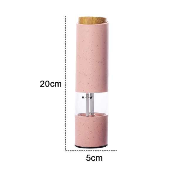 2 stk. Elektrisk Salt- og Peberkværn Sæt Batteridrevet