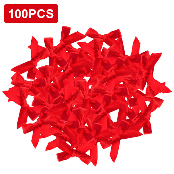 100 st små dekorativa rosetter - 4,5*4 cm