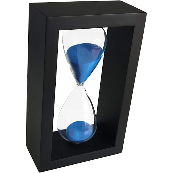 Blå Sandglass 30 Minutter Timer Timeglass for Ornamentdekorasjon