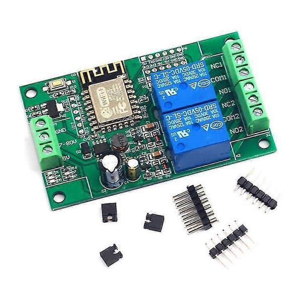 5V/8-80V Strömförsörjning Esp8266wifi Kanalrelämodul