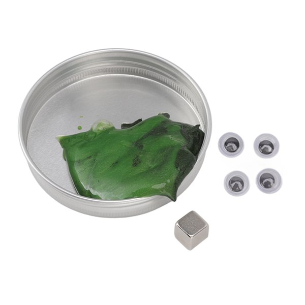 Magnetisk Putty Hög Stretch Säker Harts Magnetisk Studsande Lera Stress Relief Leksaker med Magnet Grön