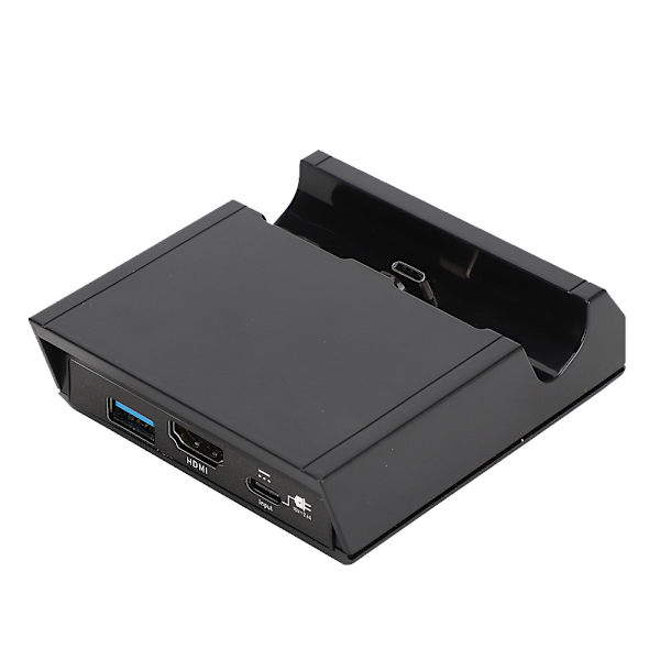 HDMI Bärbar Laddningsdockningsstation Skrivbordsladdare för Switch/Lite med Hörlursgränssnitt